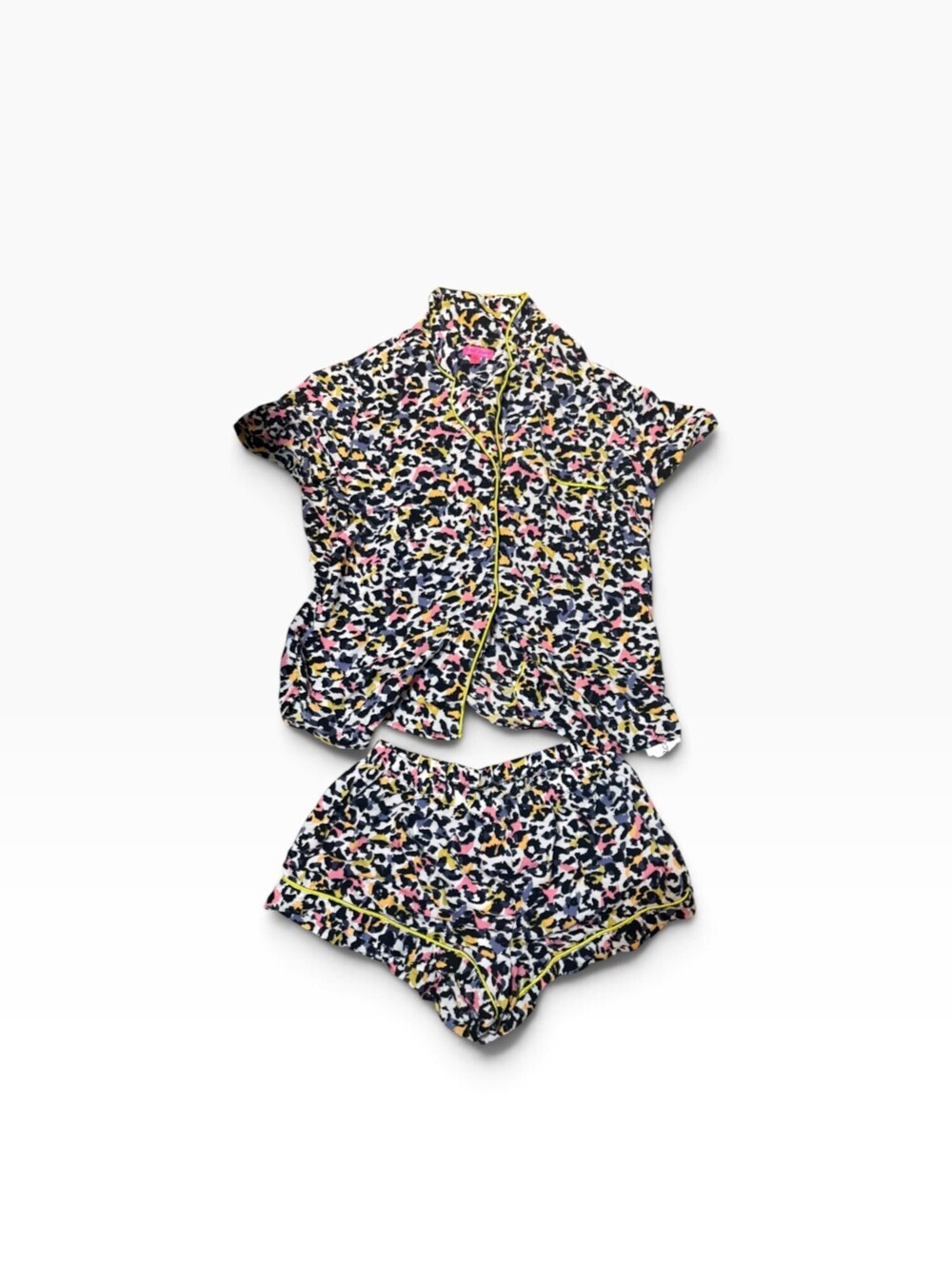 Betsey Johnson Women's Colorful Animal Print Pajama Set Size S